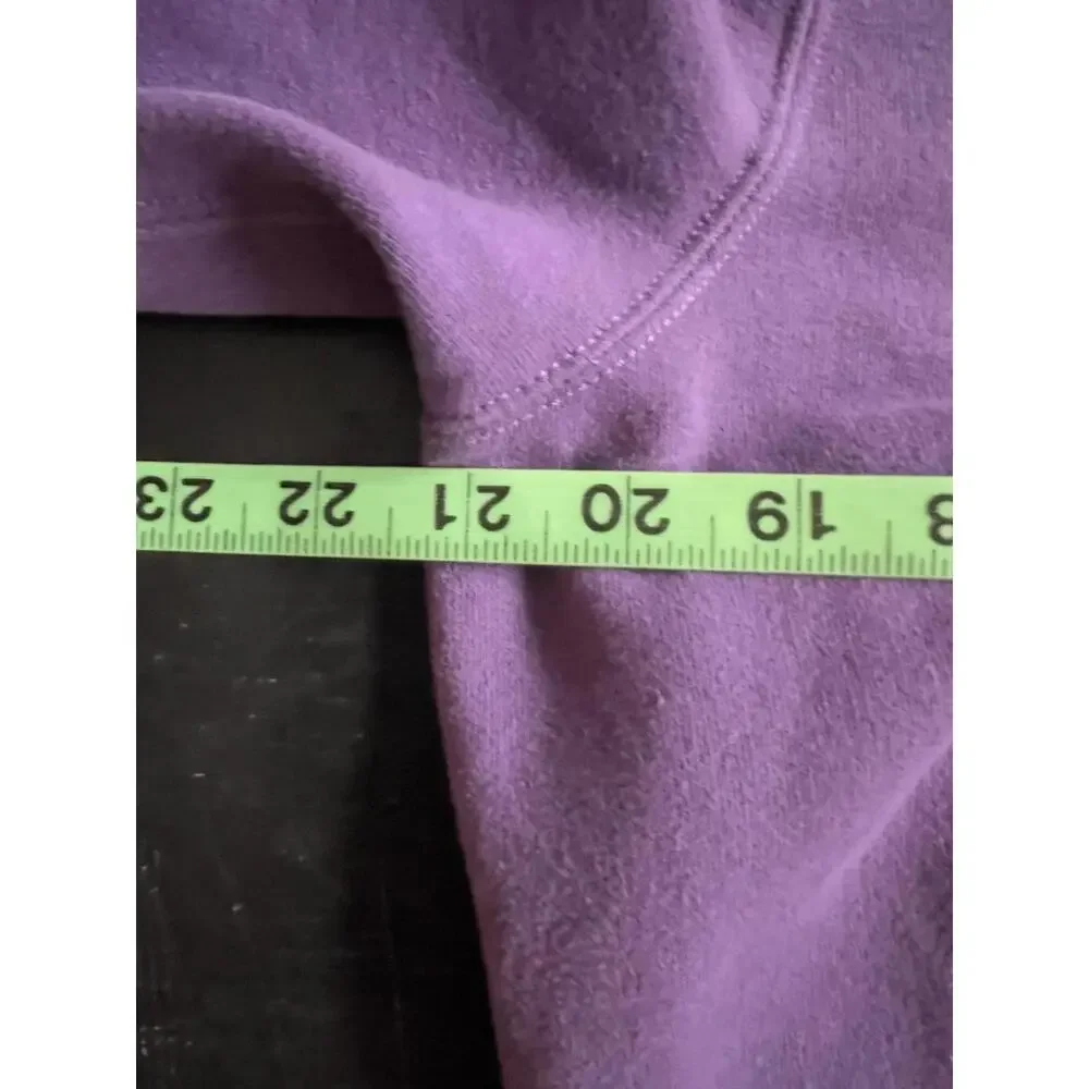 Polo Ralph Lauren Hoodie Purple Green Logo Flag Patch Size M 8-10